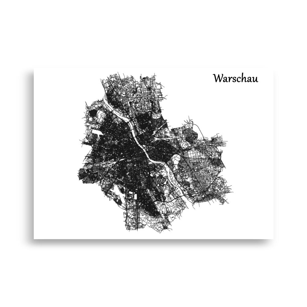 Poster "Warschau"