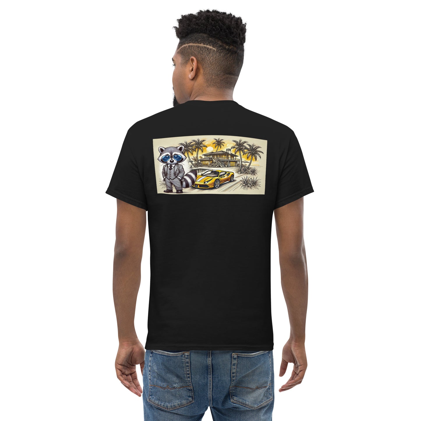 Classic T-Shirt mit Backprint "488 in Summer"