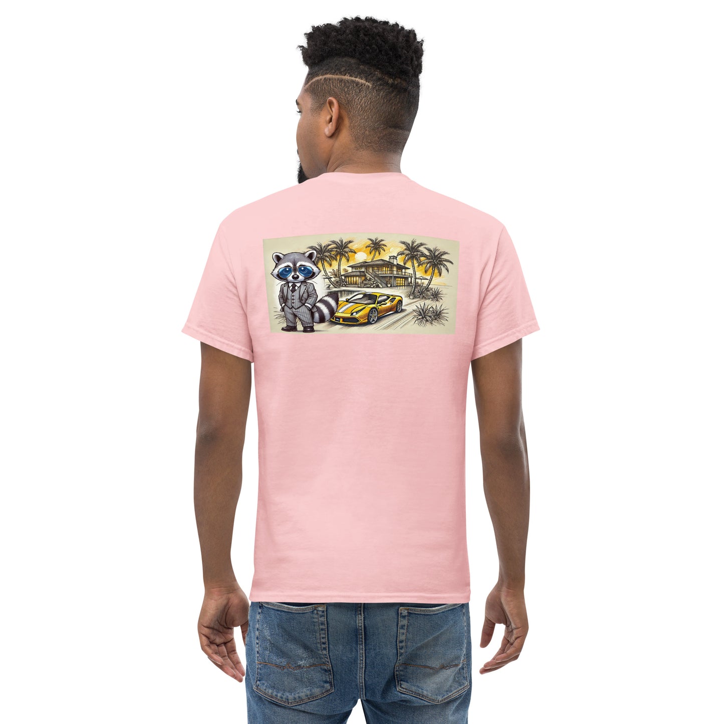 Classic T-Shirt Colour mit Backprint "488 in Summer"