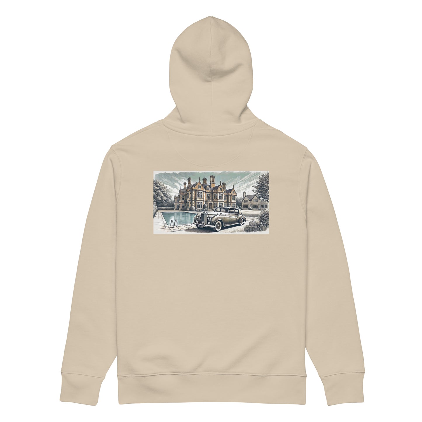 Organic Hoodie mit Backprint Classic RR