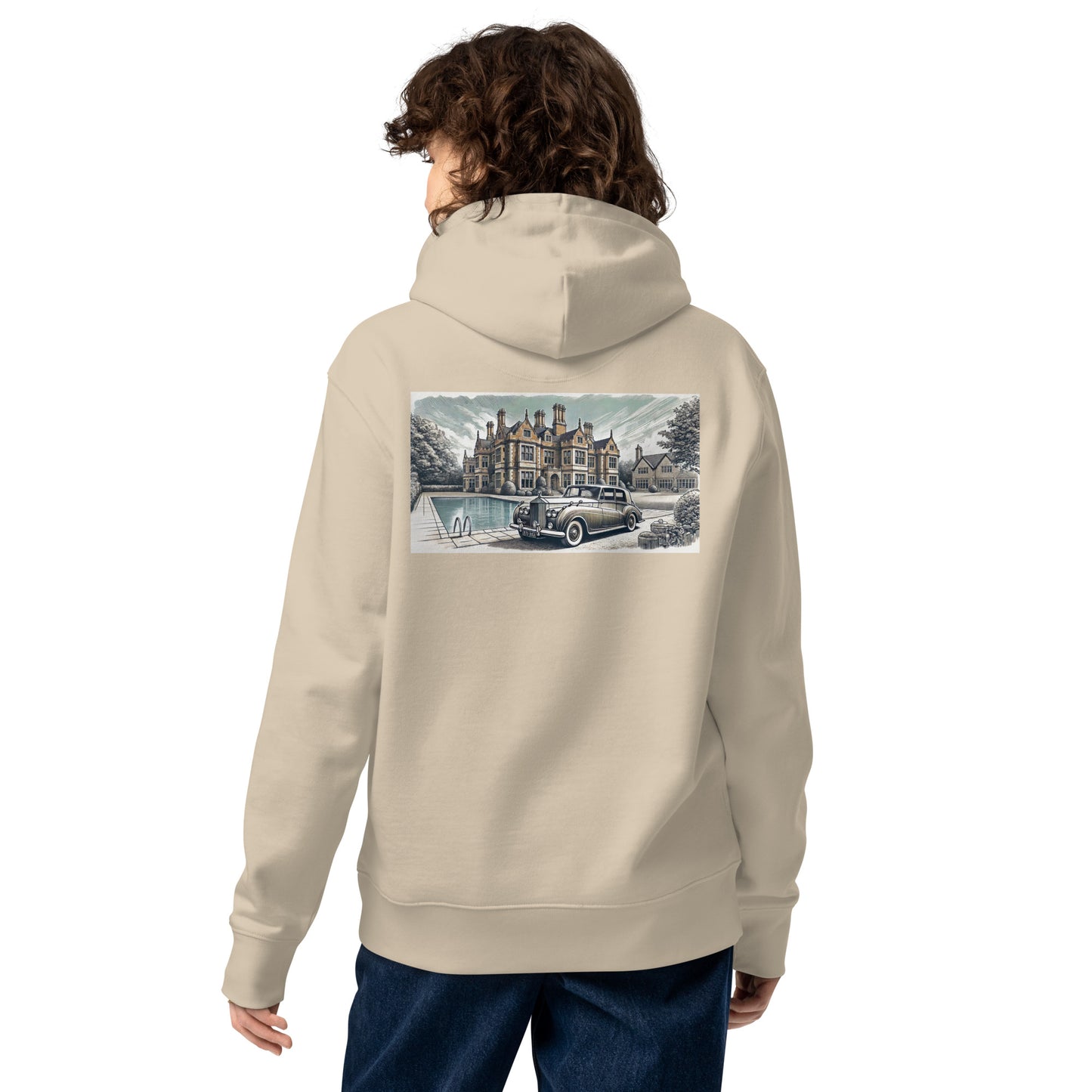 Organic Hoodie mit Backprint Classic RR