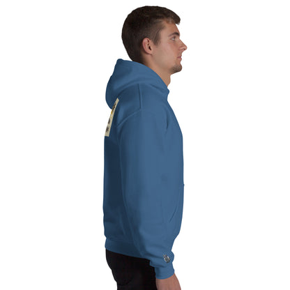 Kleur hoodie met print op de achterkant "488 in Summer"