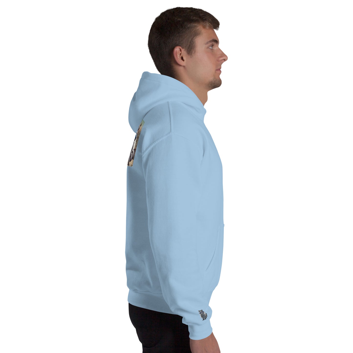 Kleur hoodie met print op de achterkant "Carrera in Summer"