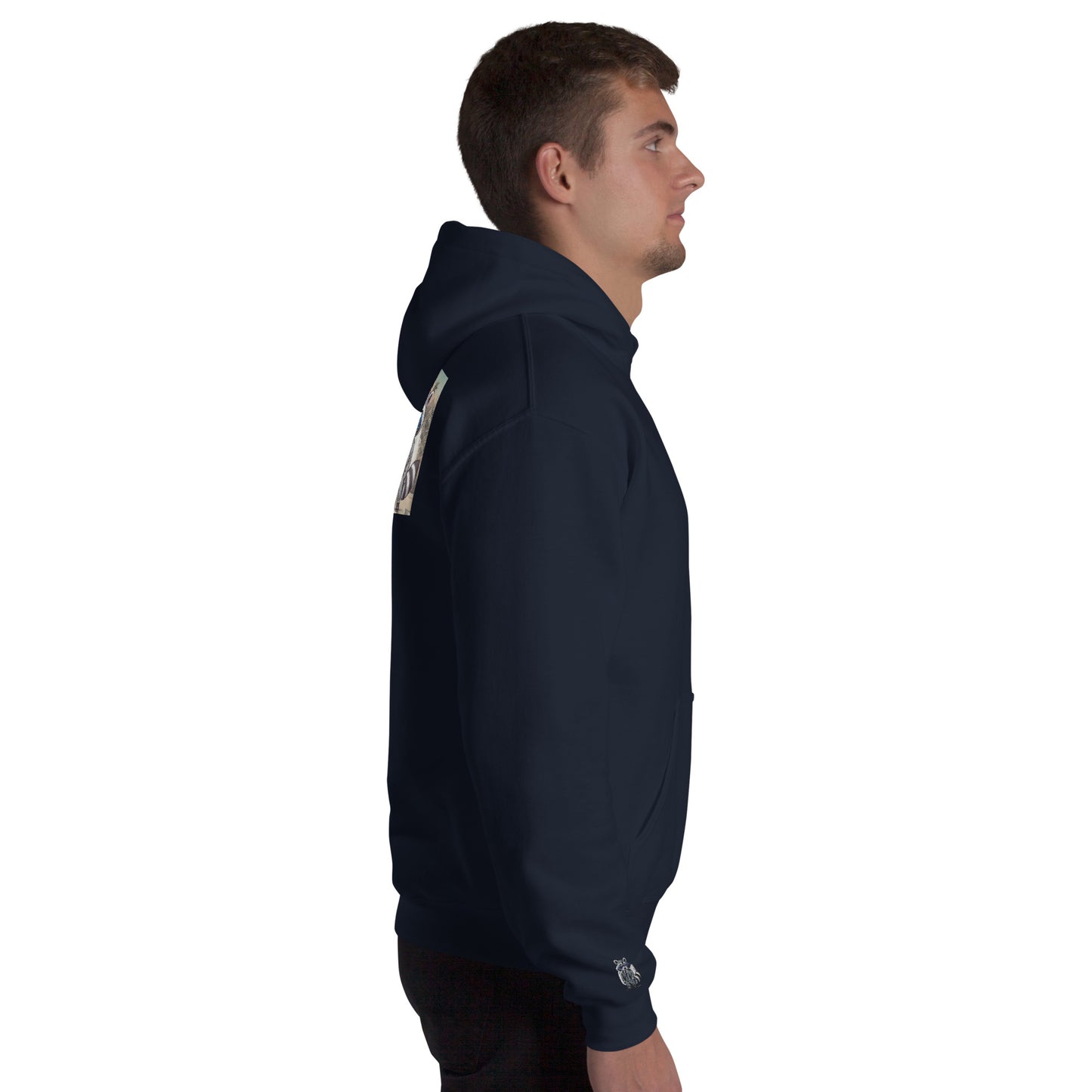 Kleur hoodie met print op de achterkant "Carrera in Summer"