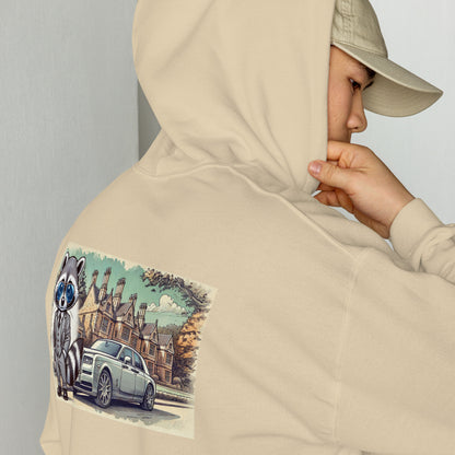 Hoodie colour mit Backprint "RR in Summer"