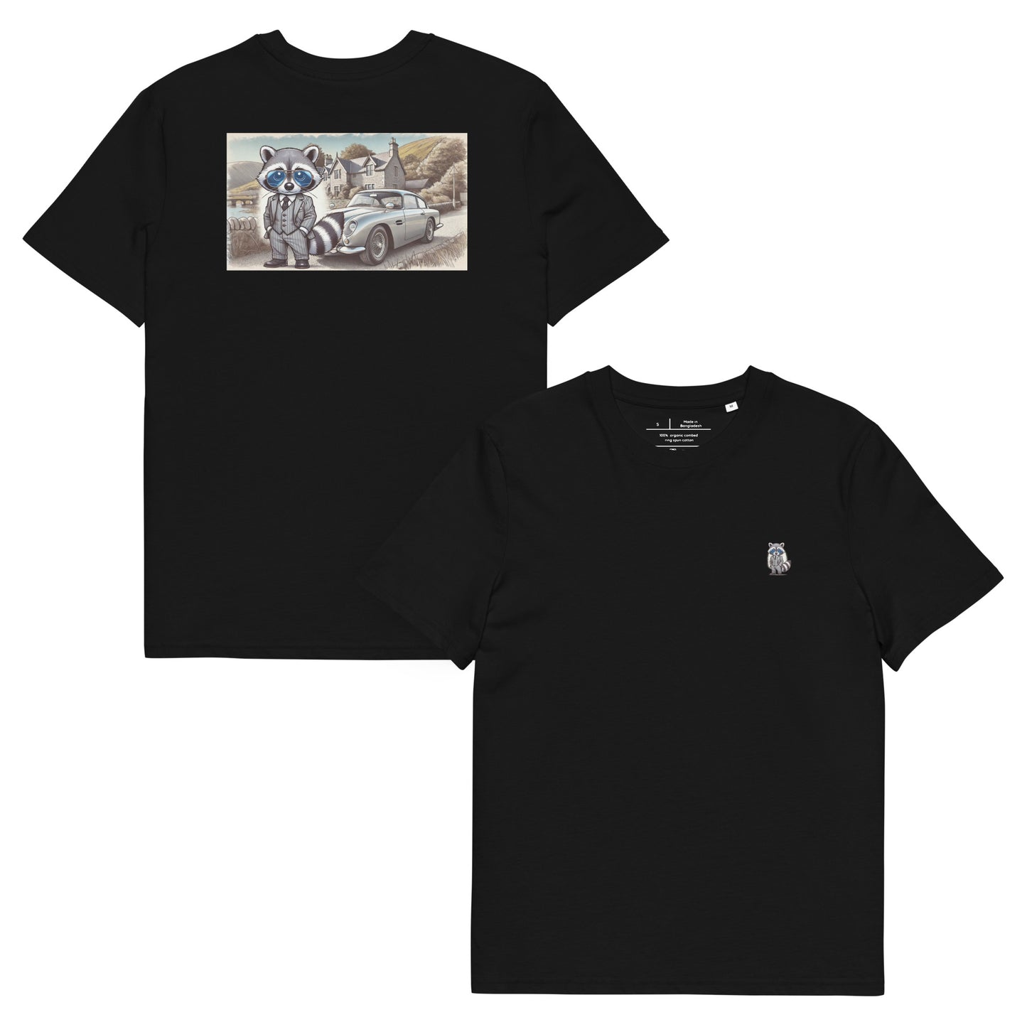 Organic T-Shirt mit Backprint "Classic Aston"