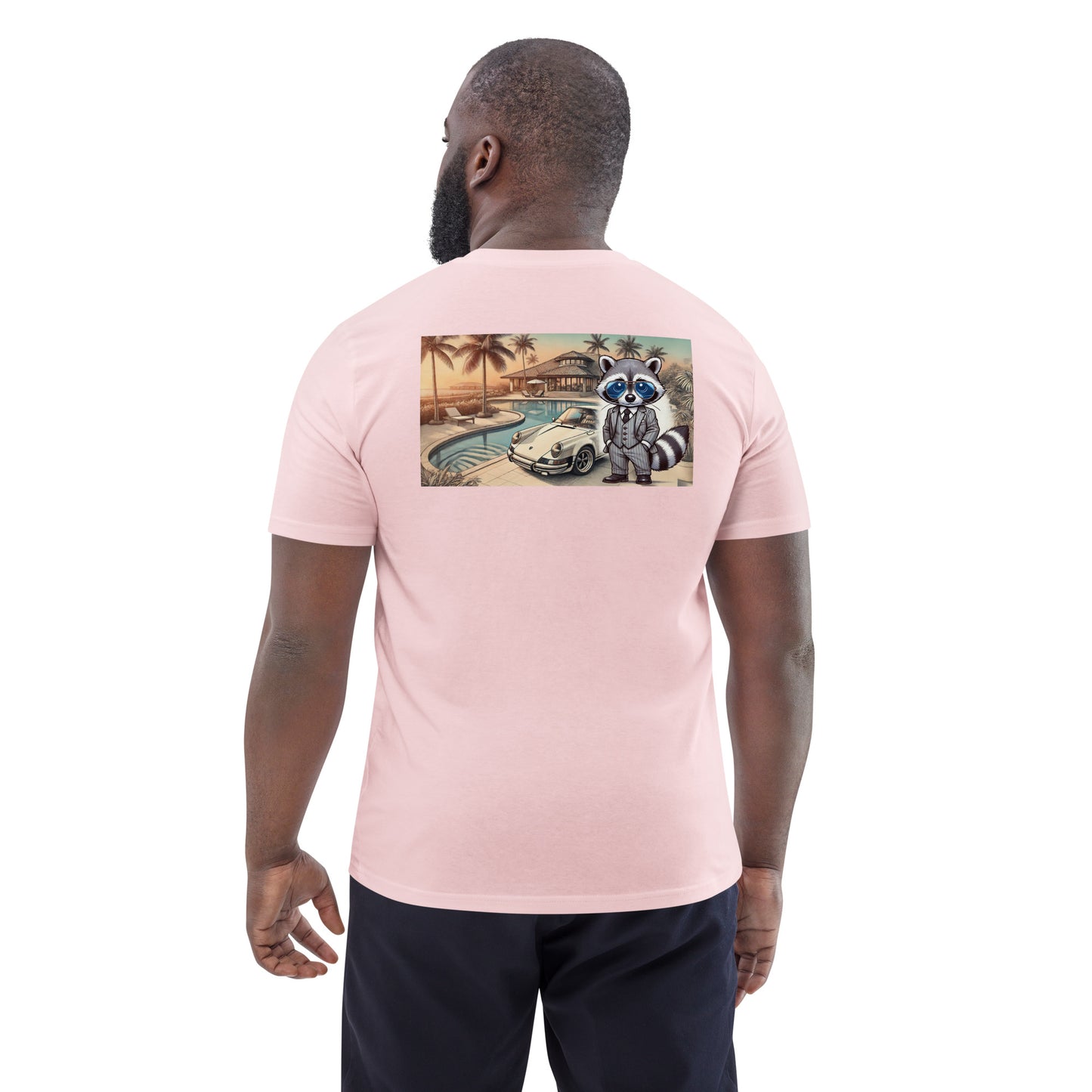 Organic T-Shirt Colour mit Backprint "Carrera in Summer"