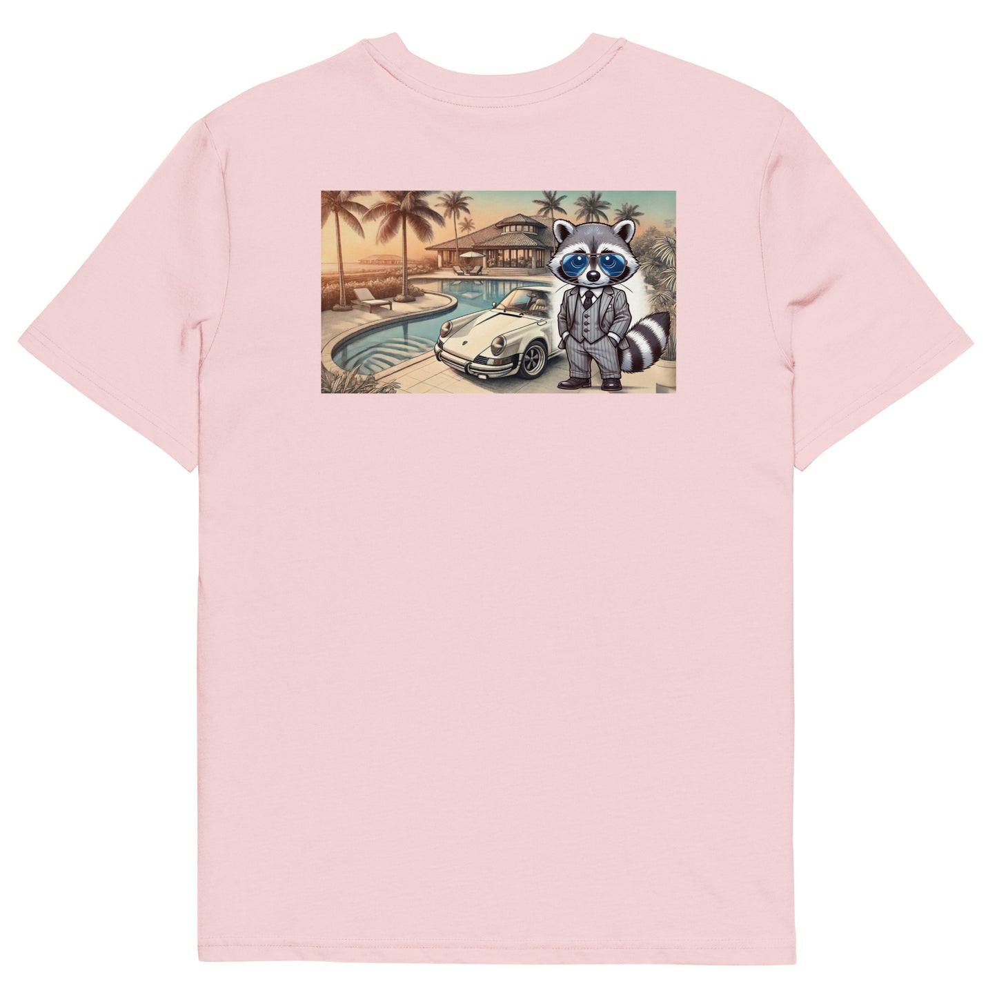 Organic T-Shirt Colour mit Backprint "Carrera in Summer"