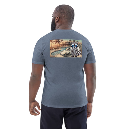 Organic T-Shirt Colour mit Backprint "Carrera in Summer"