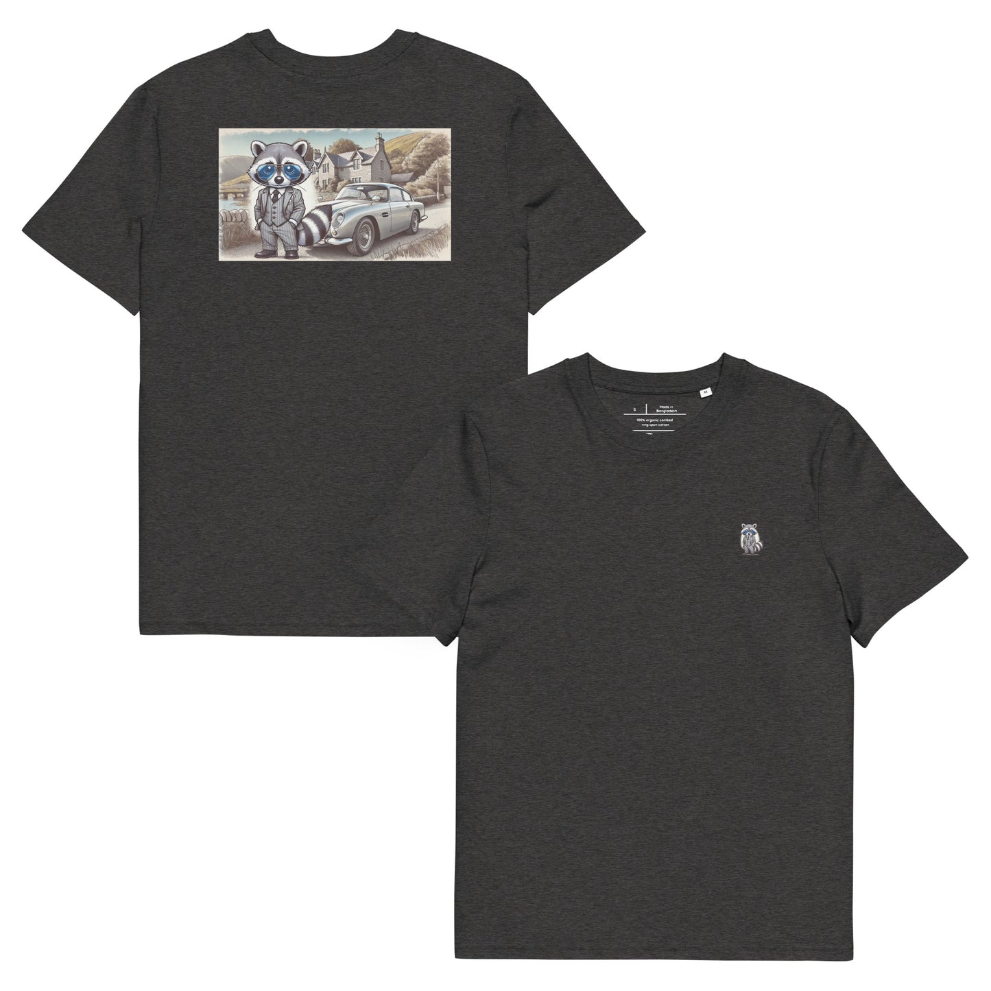 Organic T-Shirt mit Backprint "Classic Aston"
