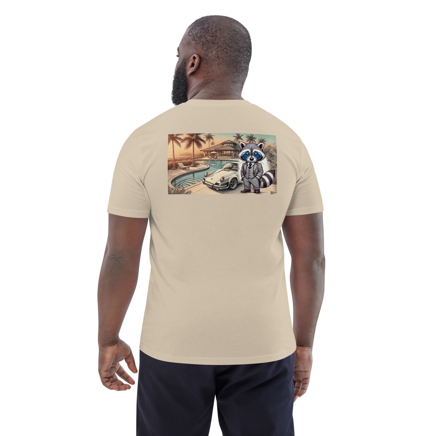 Organic T-Shirt Colour mit Backprint "Carrera in Summer"