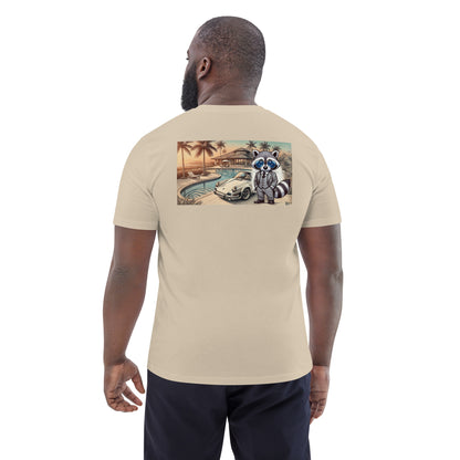 Organic T-Shirt Colour mit Backprint "Carrera in Summer"