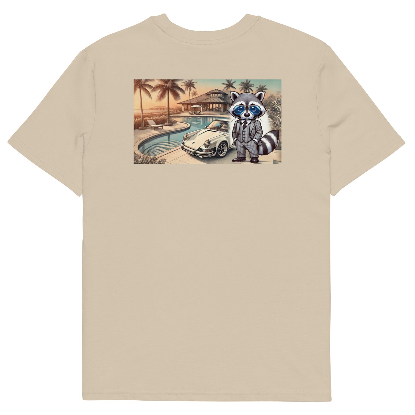 Organic T-Shirt Colour mit Backprint "Carrera in Summer"