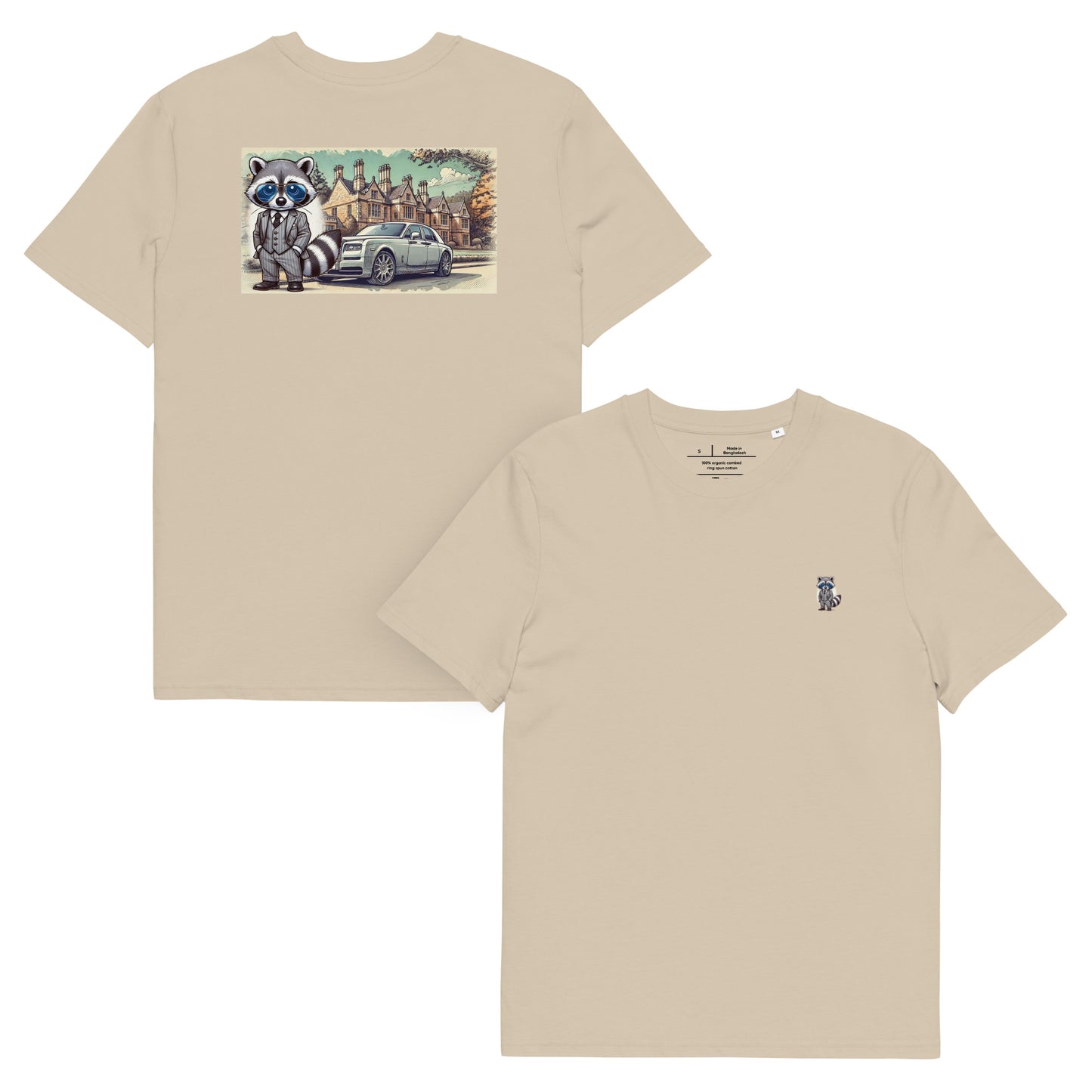 Organic T-Shirt Colour mit Backprint "RR in Summer"