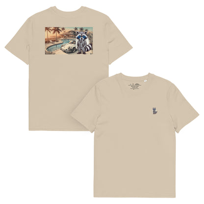 Organic T-Shirt Colour mit Backprint "Carrera in Summer"