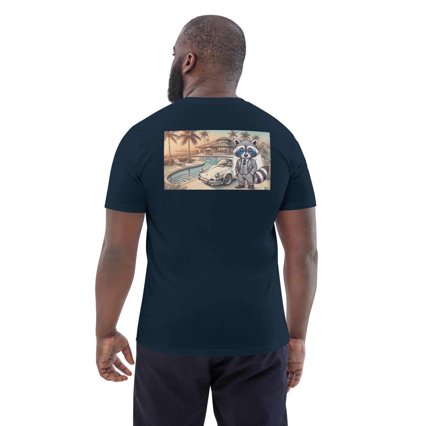 Organic T-Shirt Colour mit Backprint "Carrera in Summer"