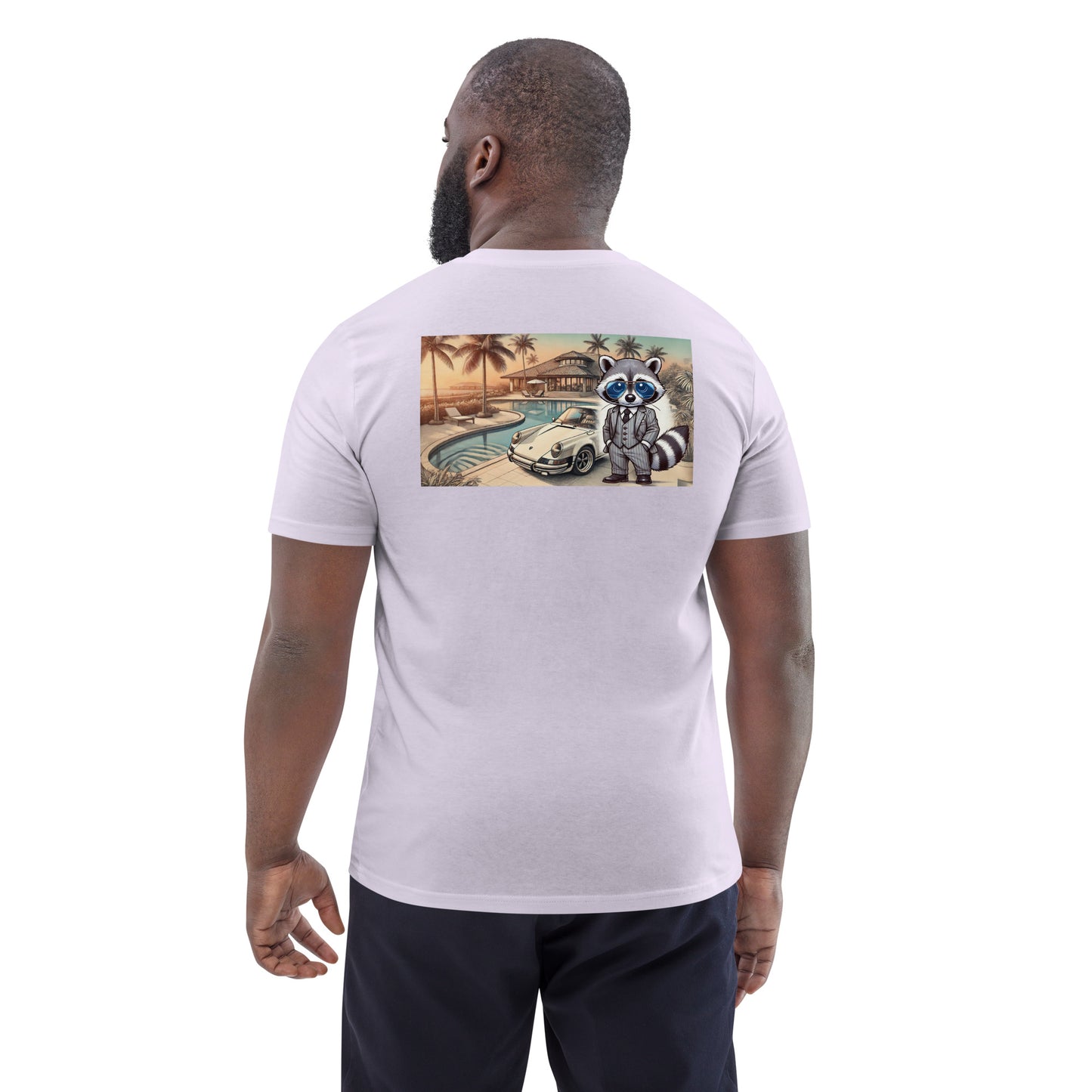 Organic T-Shirt Colour mit Backprint "Carrera in Summer"