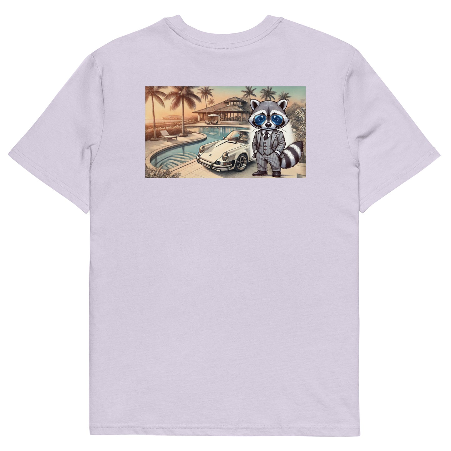 Organic T-Shirt Colour mit Backprint "Carrera in Summer"