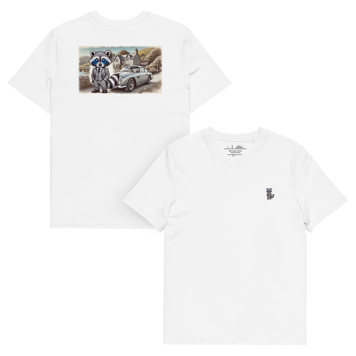 Organic T-Shirt mit Backprint "Classic Aston"