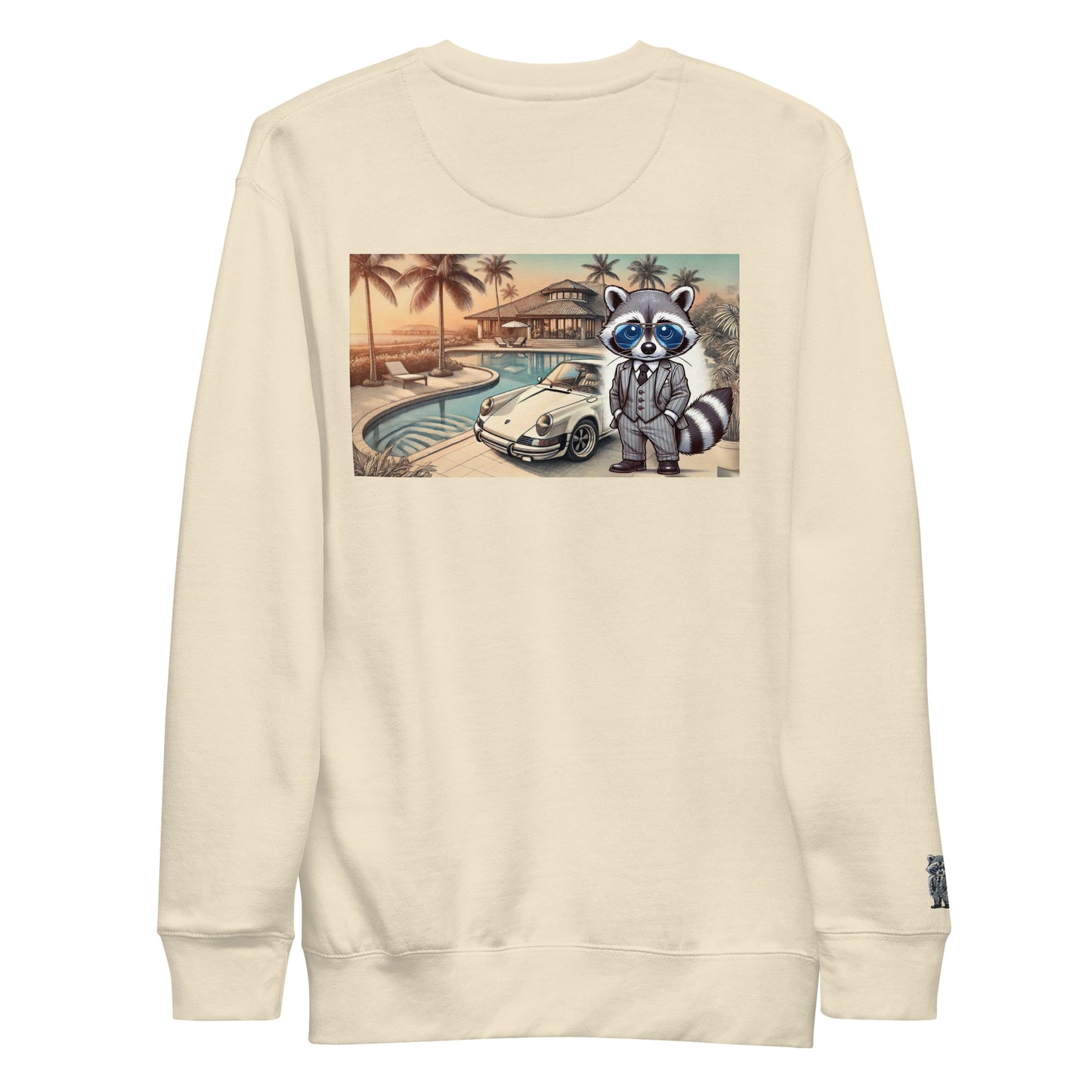 Sweater colour mit Backprint "Carrera in Summer"