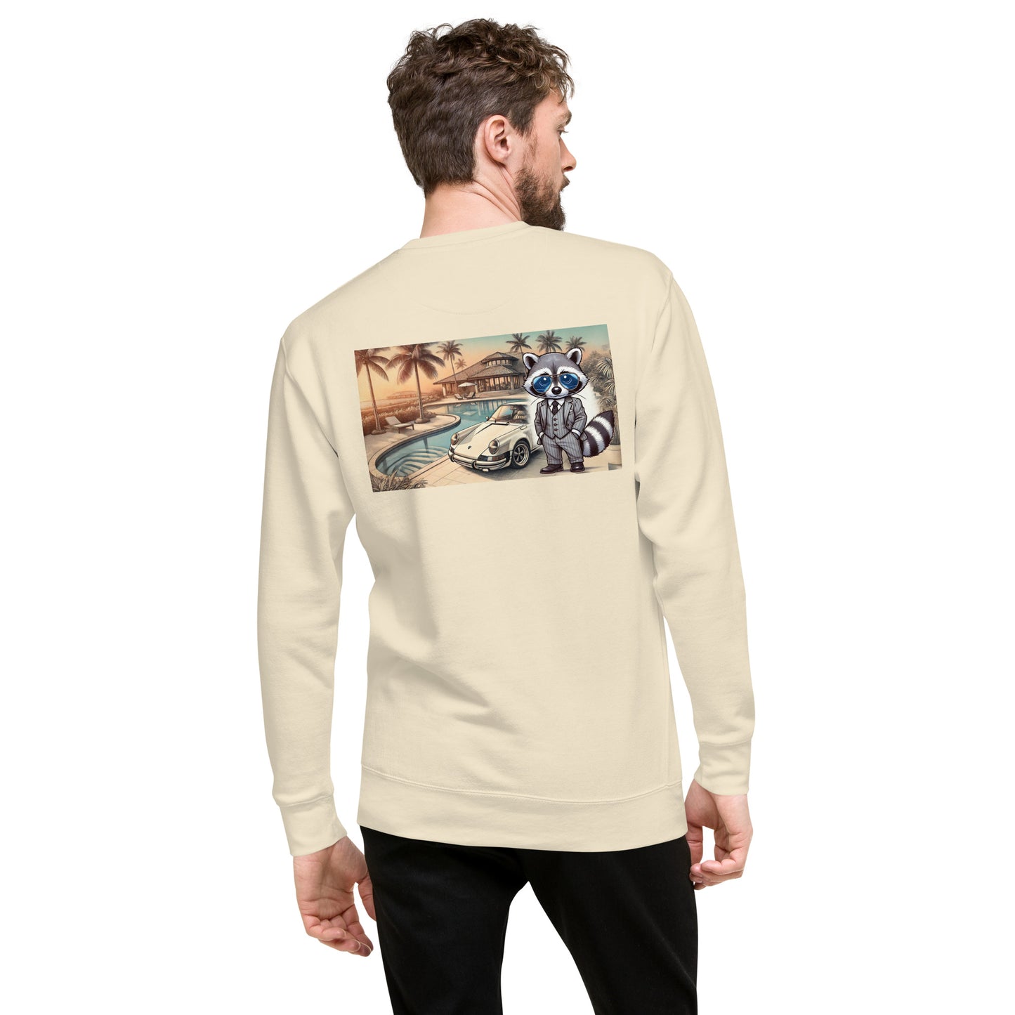 Sweater colour mit Backprint "Carrera in Summer"