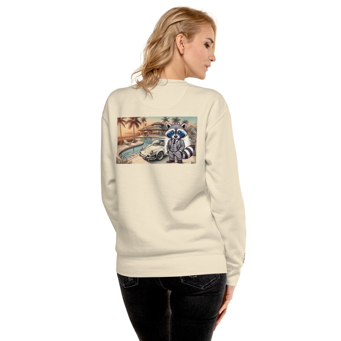 Sweater colour mit Backprint "Carrera in Summer"