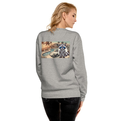 Sweater mit Backprint "Carrera in Summer"