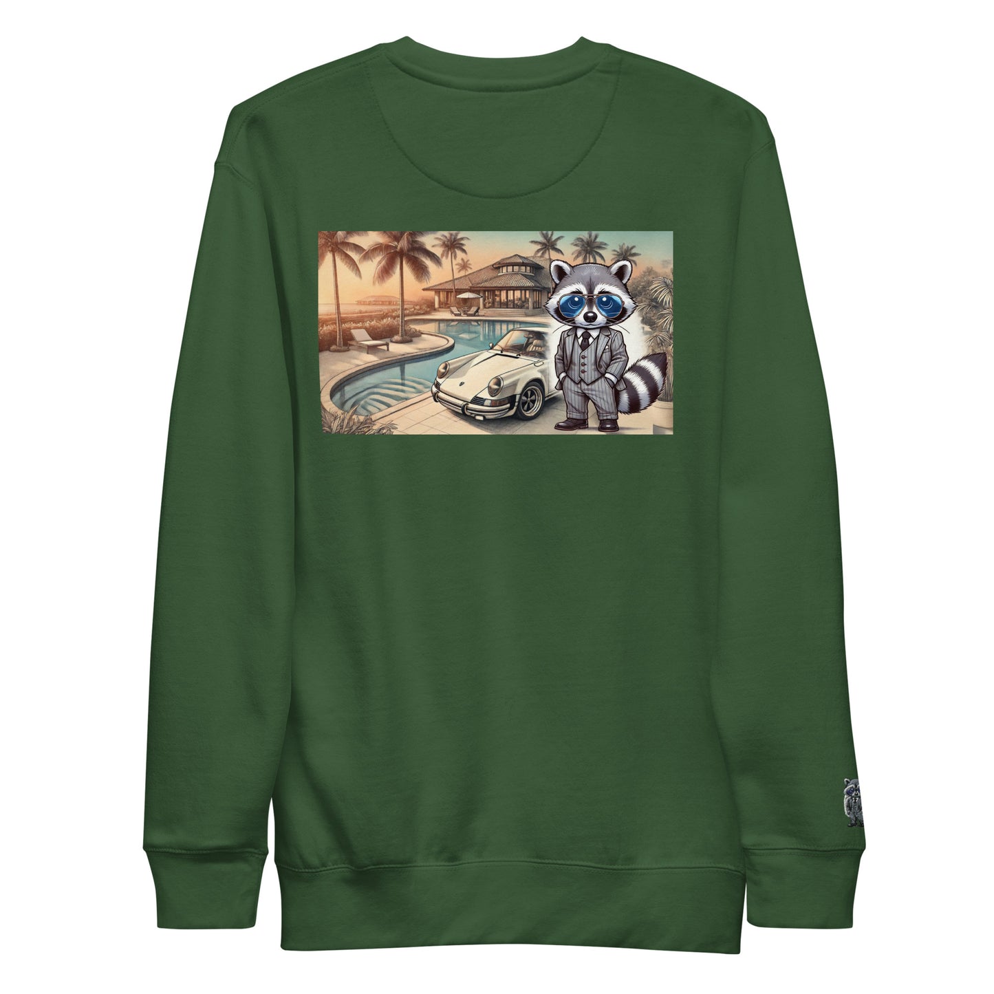 Sweater colour mit Backprint "Carrera in Summer"