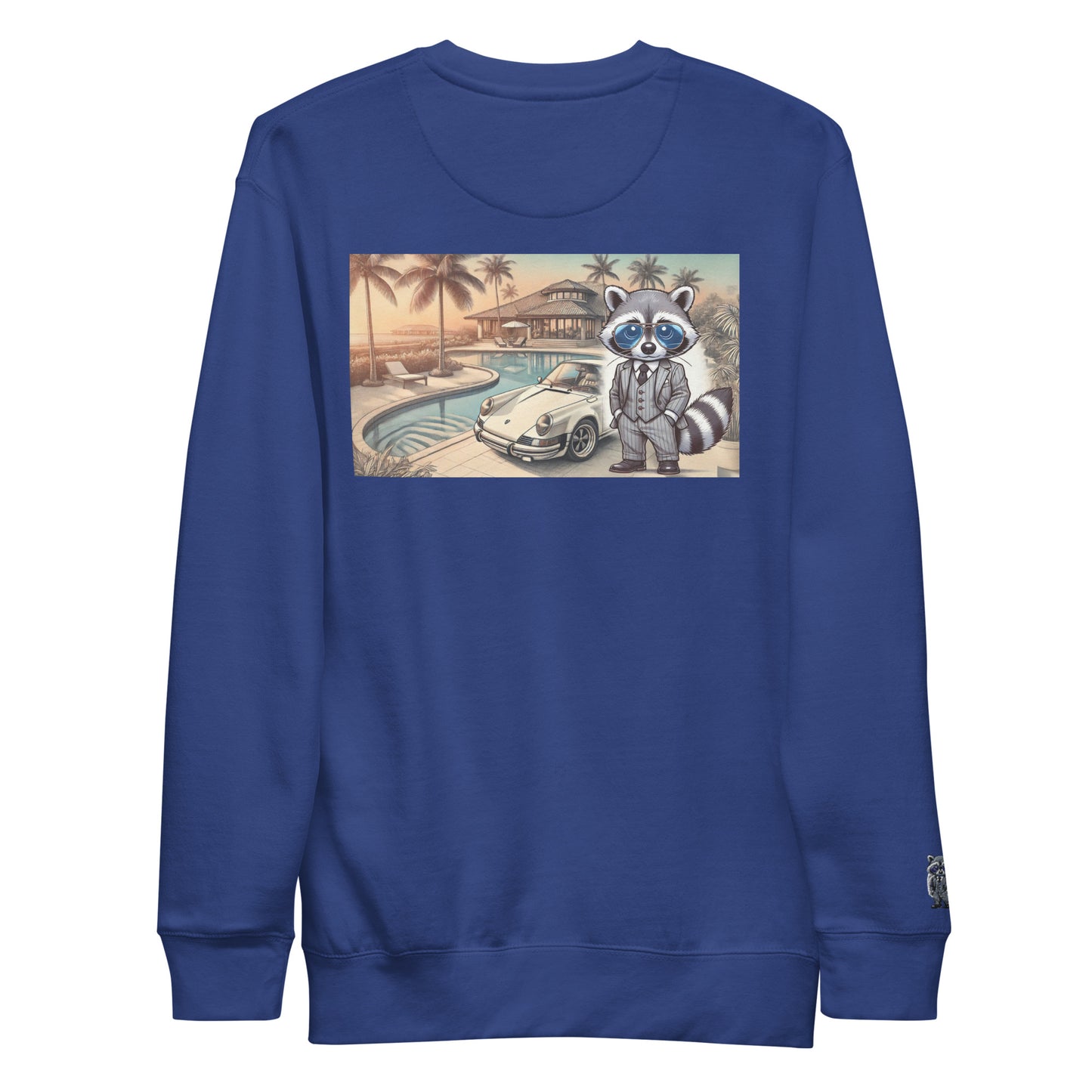 Sweater colour mit Backprint "Carrera in Summer"