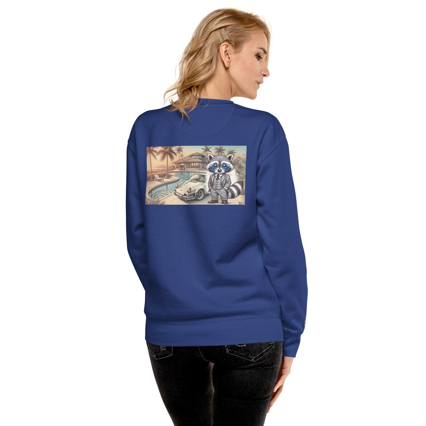 Sweater colour mit Backprint "Carrera in Summer"