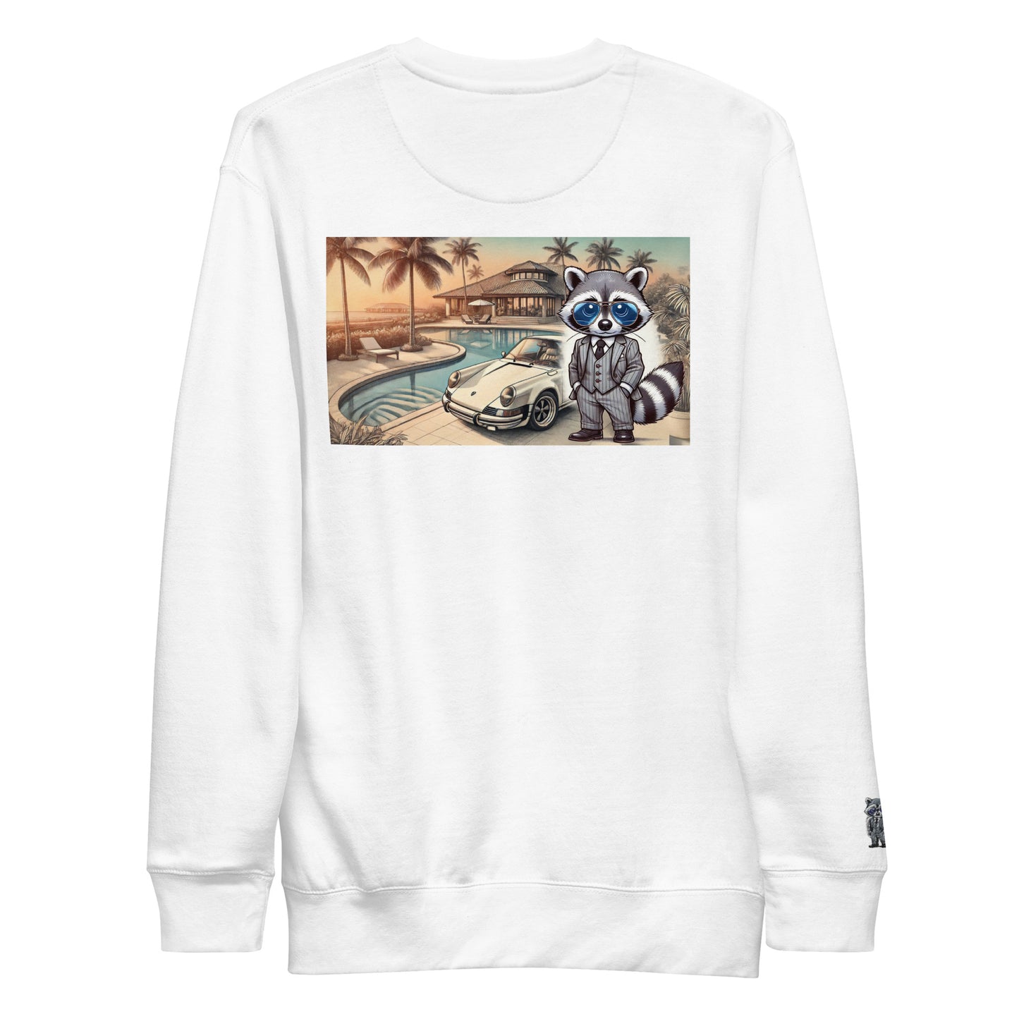 Sweater mit Backprint "Carrera in Summer"