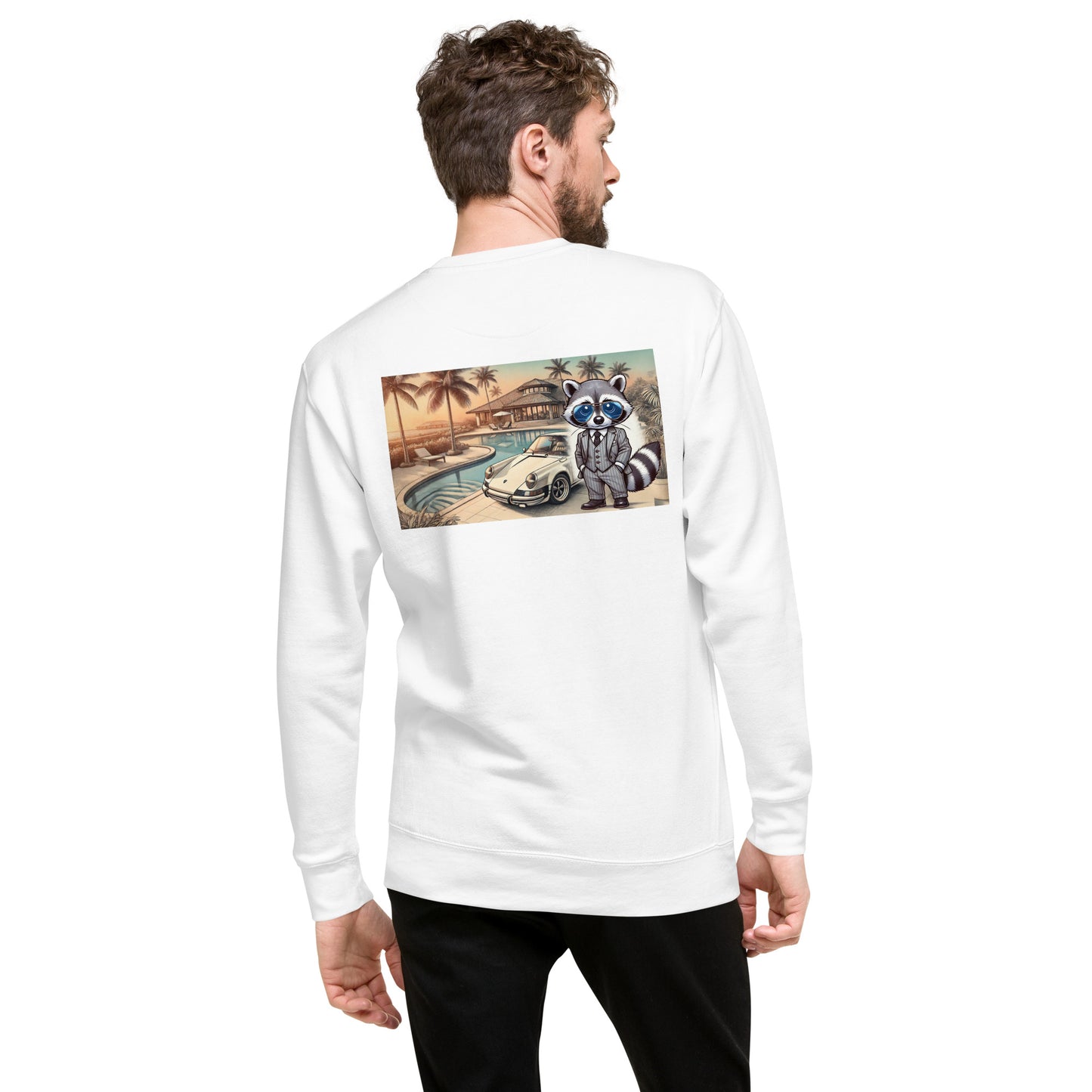 Sweater mit Backprint "Carrera in Summer"