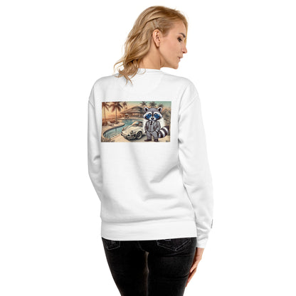 Sweater mit Backprint "Carrera in Summer"