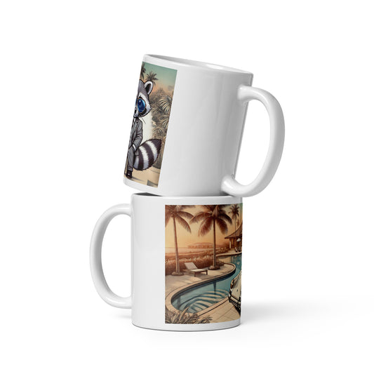 White mug "Carrera in Summer"