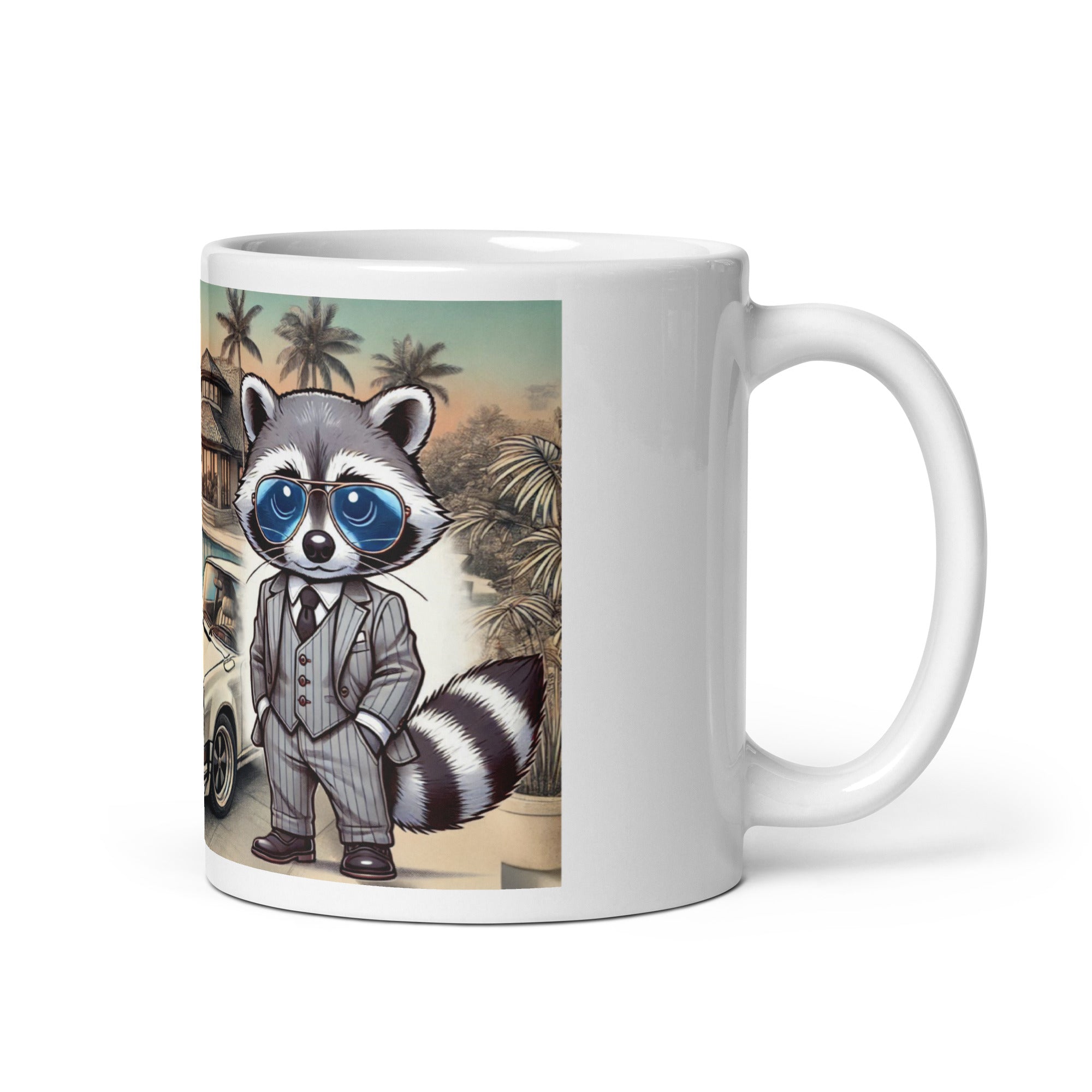 White mug "Carrera in Summer"