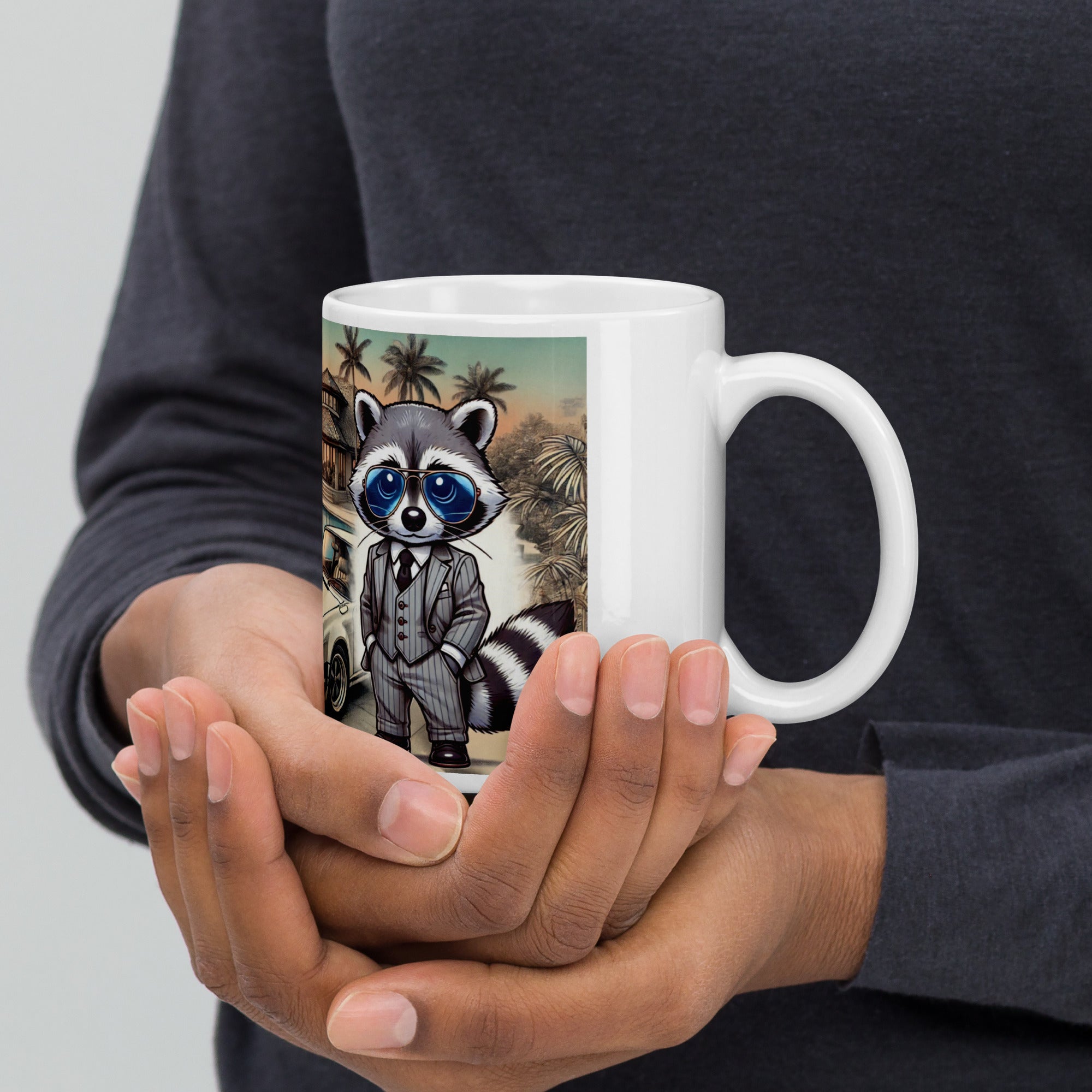 White mug "Carrera in Summer"