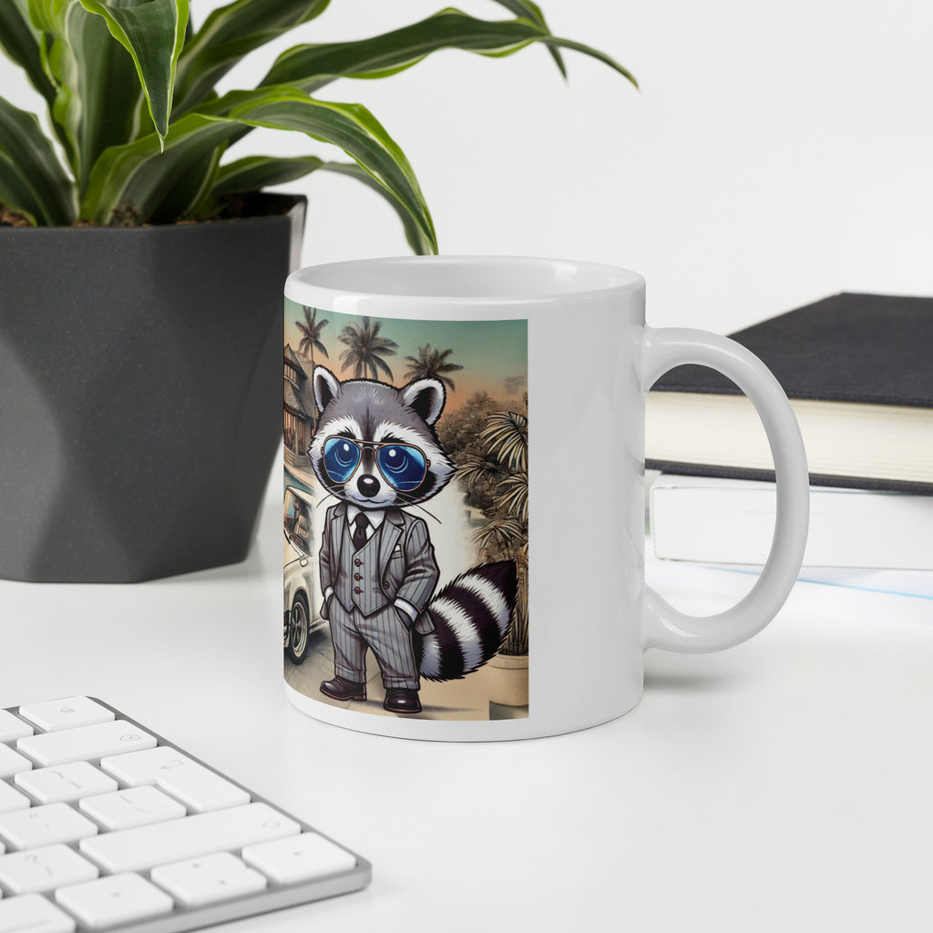 White mug "Carrera in Summer"
