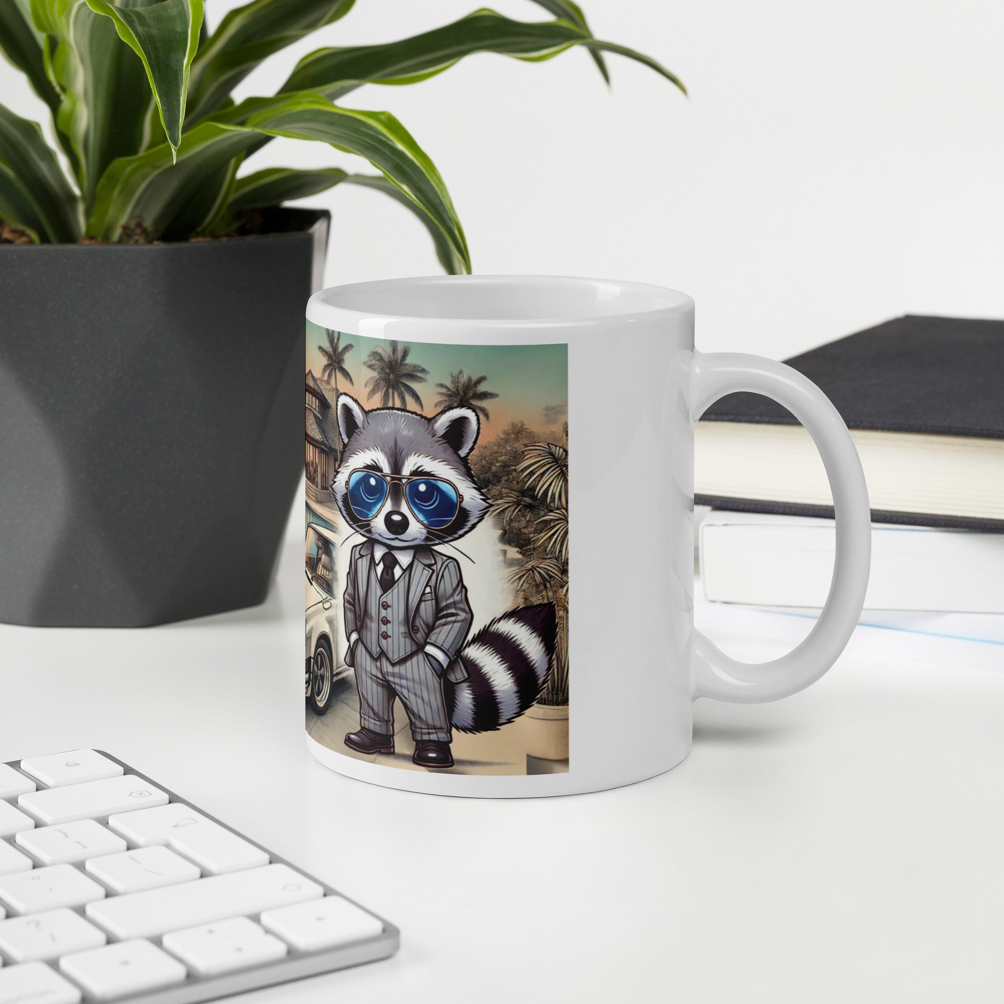 White mug "Carrera in Summer"